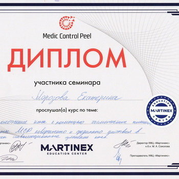 Диплом artinex MCP